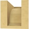 Ekena Millwork 4"W x 8"D x 4"H Wide Legacy Rough Cedar Woodgrain TimberThane Corbel, Primed Tan CORUR04X08X04LGYRCPR - alternate 4